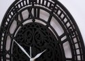 Czarny zegar w stylu wiktoriańskim