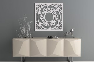 Piękna ażurowa dekoracja na ścianę