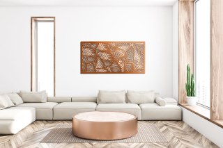 Dekoracyjny panel ażurowy z motywem liści