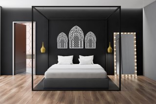 3 okna marokańskie dekoracja ścienna