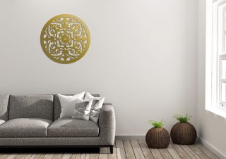 Okrągła dekoracja ścienna