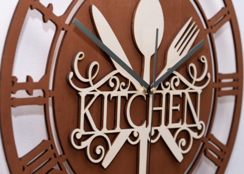 Zegar ażurowy do kuchnii