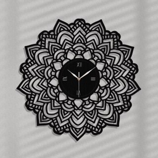 Czarny koronkowy zegar vintage