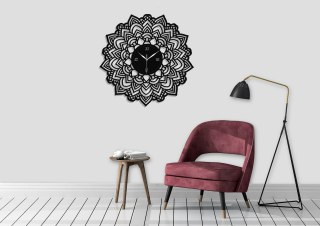 Czarny koronkowy zegar vintage