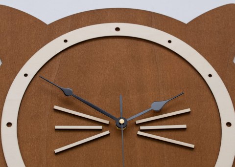 Zegar kot w kolorze sosna