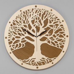 Zegar z motywem drzewa