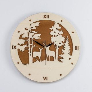 Zegar z jeleniami