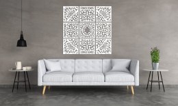 Dekoracja marokańska 3D biała