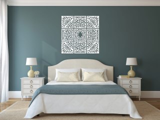 Dekoracja marokańska 3D biała