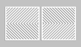 Panele ażurowe 3D geometryczne