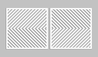 Panele ażurowe 3D geometryczne