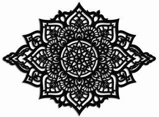 Dekoracja ścienna mandala