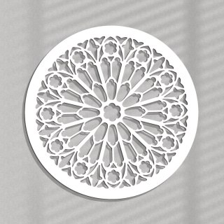 Rozeta gotycka dekoracja ścienna