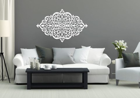 Egzotyczny panel dekoracyjny biały