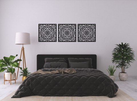 Tryptyk z kwadratów na ścianę