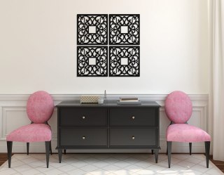 Piękna dekoracja ścienna ażurowa