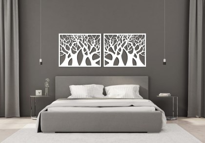 Dekoracyjny dyptyk do salonu