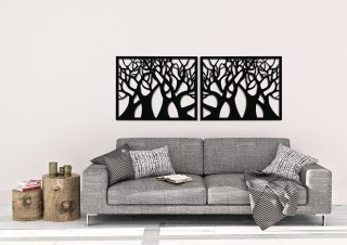 Dekoracyjny dyptyk do salonu