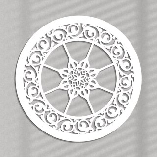 Okrągła dekoracja ścienna