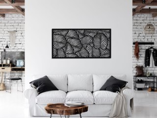 Dekoracja ścienna z motywem liści