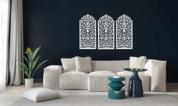 Dekoracja ścienna okno marokańskie białe