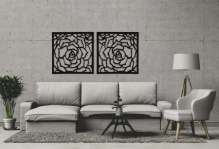 Dyptyk ścienny róże