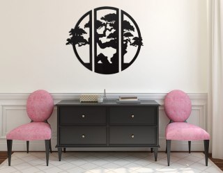 Okrągły tryptyk ścienny