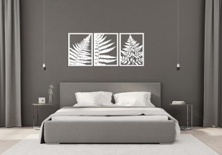 Ozdoba ścienna z motywem paproci