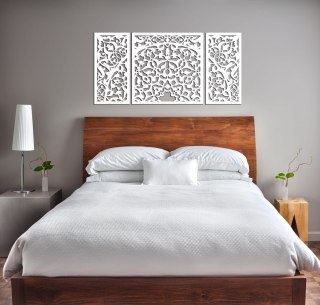 Piękna ozdoba nad łóżko