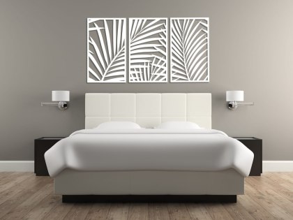 Tryptyk z motywem palmy