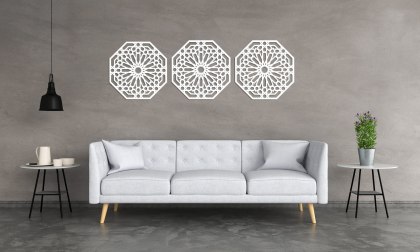 Okrągły tryptyk marokański