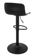 Krzesło barowe STOR regulowane czarne