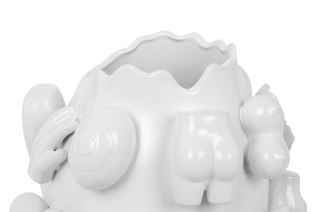 KARE wazon dekoracyjny BODY PARTS 37 cm biały