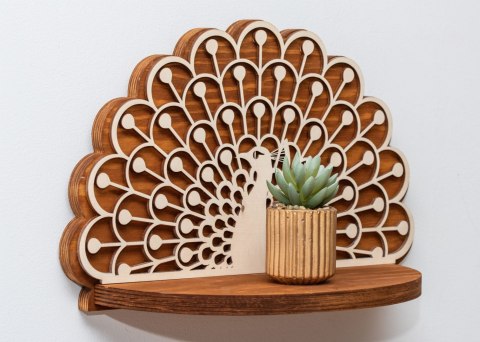 Kwietnik na ścianę paw S