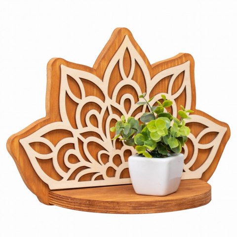 Kwietnik półeczka mandala S