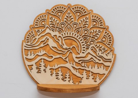 Kwietnik ścienny ażurowy góry S