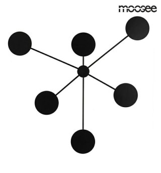 MOOSEE lampa ścienna SHADOW 6 CLOSE czarna