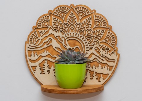 Kwietnik ścienny ażurowy góry M