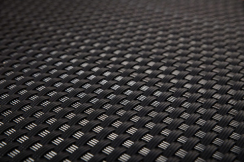 Donica ogrodowa technorattanowa 98x25x34 Czarny