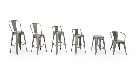 Krzesło barowe TOWER BACK 66 (Paris) metal