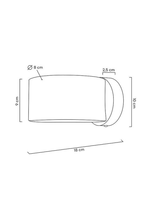 MOOSEE lampa ścienna ARRO złota