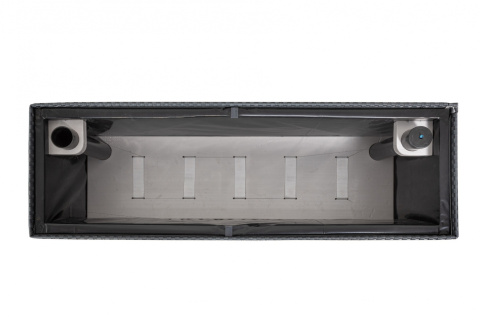 Donica technorattanowa z automatycznym nawodnieniem 50 x 50 x 43 cm