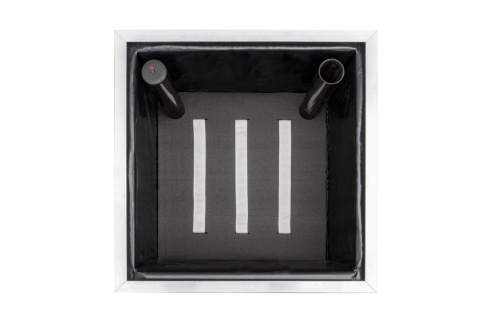 Donica technorattanowa z automatycznym nawodnieniem 50 x 50 x 43 cm