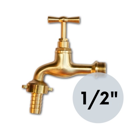 Kranik do zbiornika mosiężny BRASSTAP 1/2