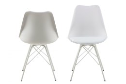 Krzesło Eris PP białe/białe