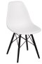 Krzesło P016W PP białe/black