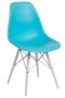 Krzesło P016W PP ocean blue/white