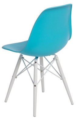 Krzesło P016W PP ocean blue/white