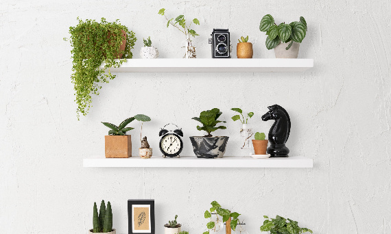 Półki wiszące – na jaki materiał się zdecydować?